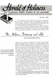 Title Page of Herald of Holiness - December 5, 1956