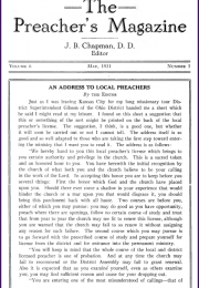 Cover of Preacher's Magazine