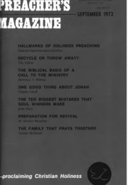 Title Page of Nazarene Preacher