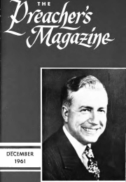 Title Page of Preacher's Magazine Photo of Seldon Dee Kelley