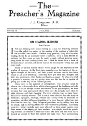 Cover of Preacher's Magazine