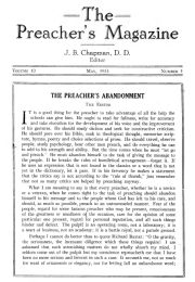 Cover of Preacher's Magazine