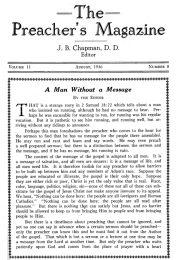 Title Page of Preacher's Magazine