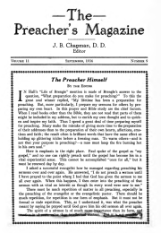 Title Page of Preacher's Magazine