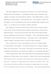 The Church and its Educational Task (Brown)