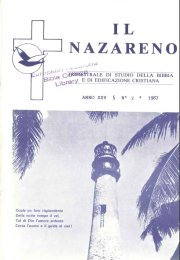 IL NAZARENO - Aprile-Giugno 1987