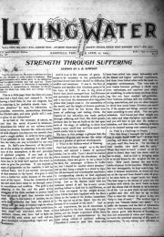 Living Water, April 27, 1905