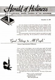 Herald of Holiness - December 11, 1957