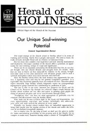 Herald of Holiness - September 21, 1960