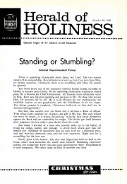 Herald of Holiness - October 26, 1960