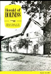 Herald of Holiness - August 23, 1961