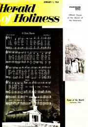 Herald of Holiness - January 1, 1964