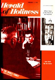 Herald of Holiness - February 3, 1965