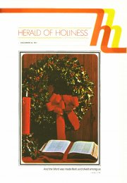 Herald of Holiness - December 22, 1971