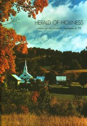 Herald of Holiness - November 22, 1972