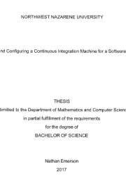Creating and Configuring a Continuous Integration Machine for a Software Package
