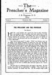 Preacher's Magazine December 1933