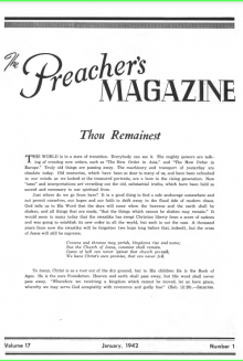 Cover of "The Preacher's Magazine"
