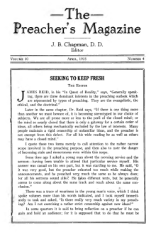 Cover of Preacher's Magazine