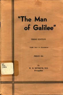 Cover Image of Book - The Man of Galilee