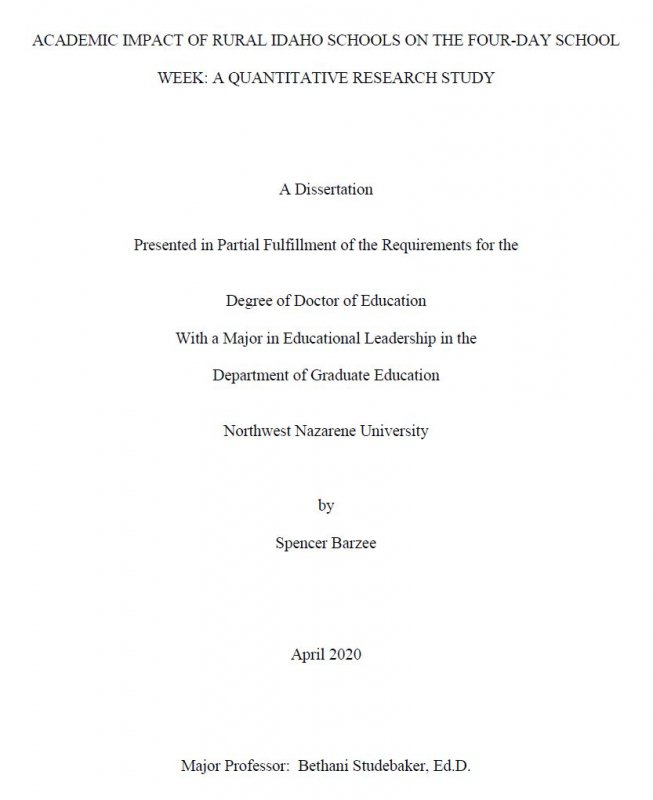Dissertation cover