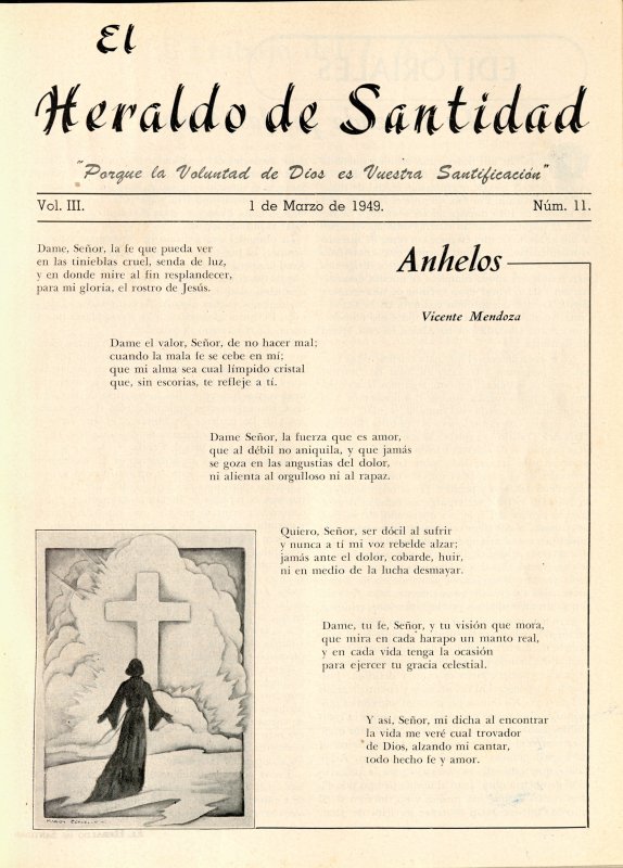 Portada: Anhelos, Vicente Mendoza