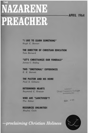 Title Page of Nazarene Preacher