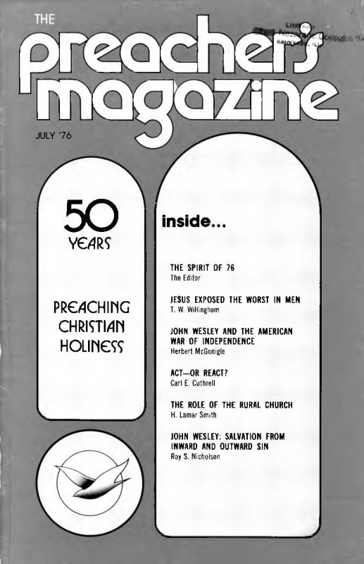 Title Page of Preacher's Magazine