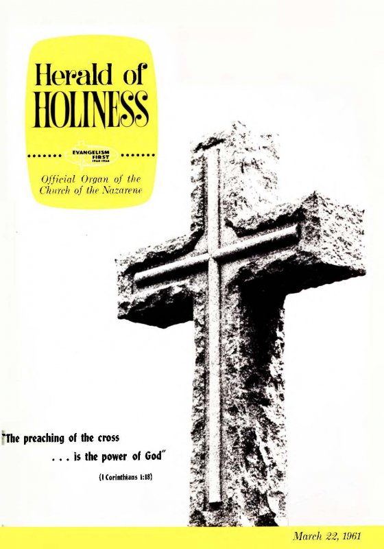 Herald of Holiness - March 22, 1961