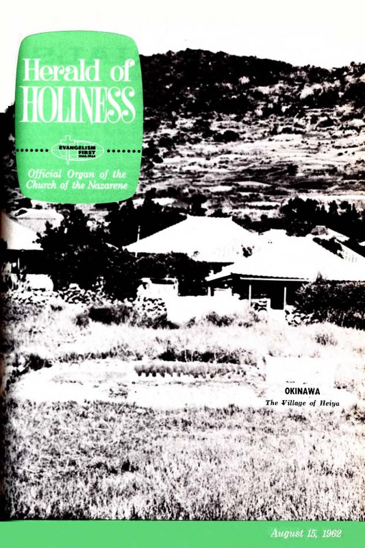 Herald of Holiness - August 15, 1962