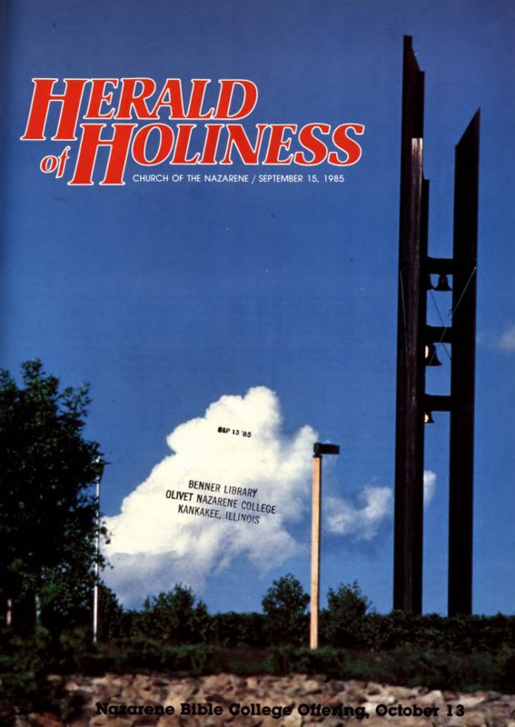 Herald of Holiness - September 15, 1985