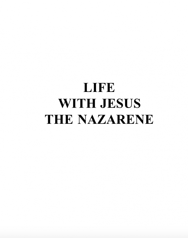 Life with Jesus the Nazarene (Booklet 3)